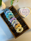 10 Skinny Scrunchies
