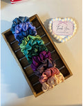 Set of 10 fluffy scrunchies