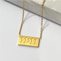 11:11 Anti - Tarnish Necklace