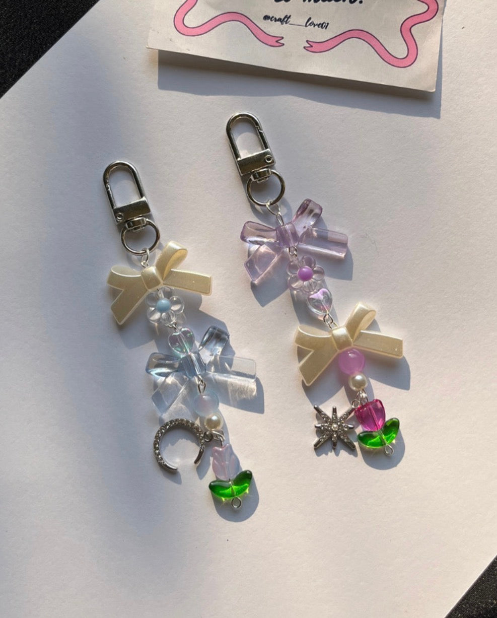 Coquette Tulip Key Chain