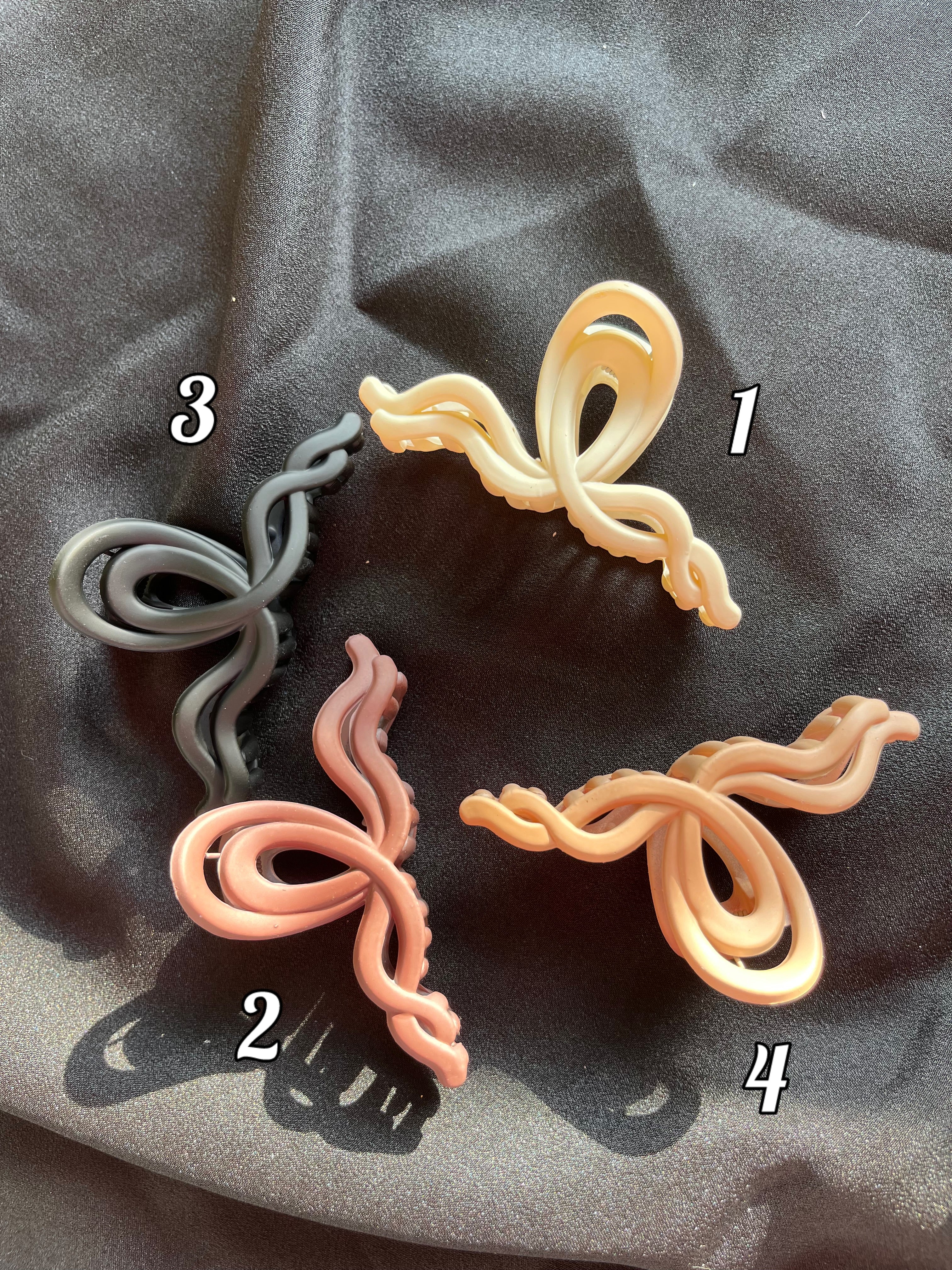 Claw clip (brown shades)