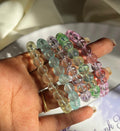 Set of 5 Transparent Bead Bracelet’s