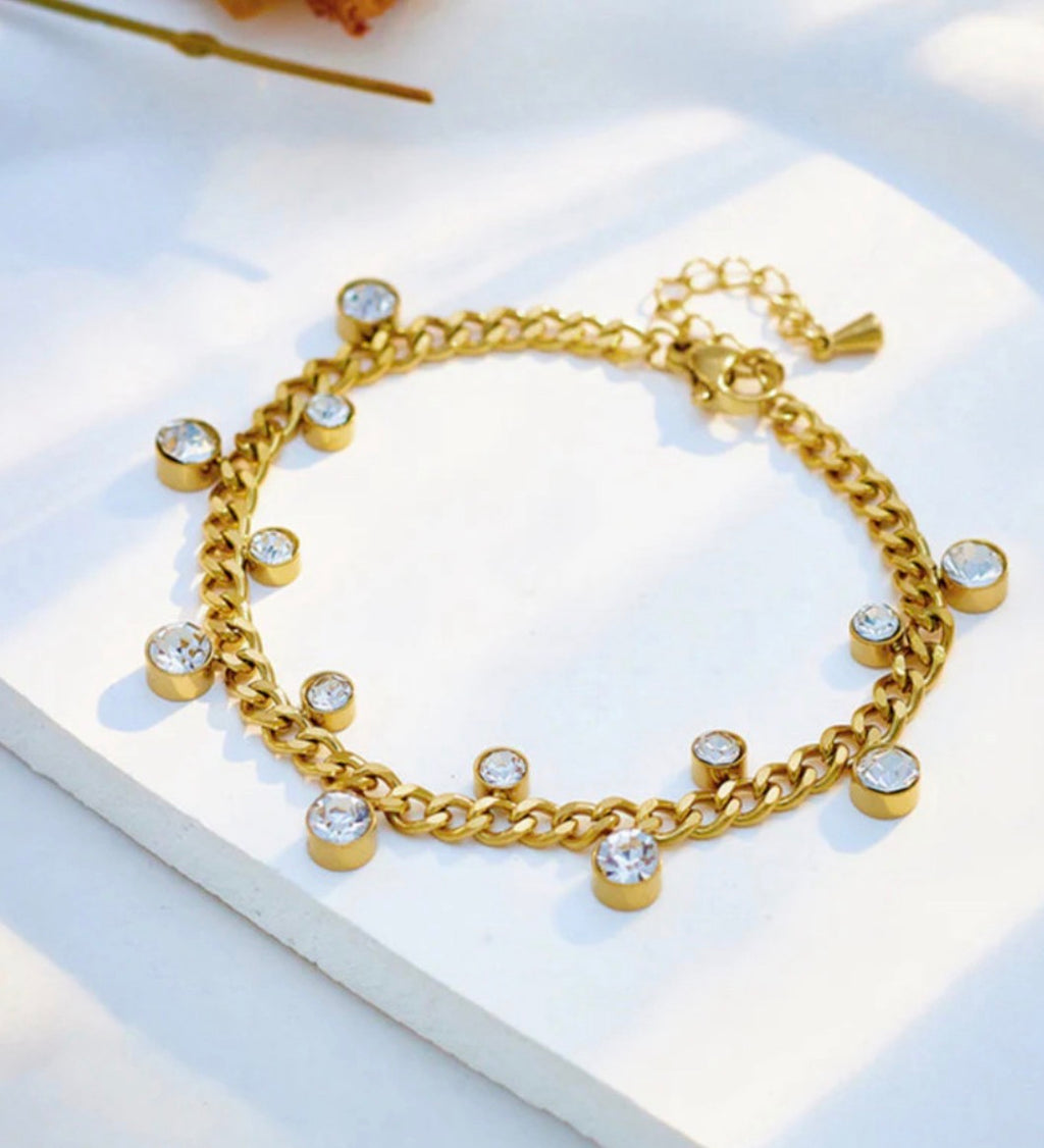 Anti - Tarnish Stone Bracelet (bestselling)