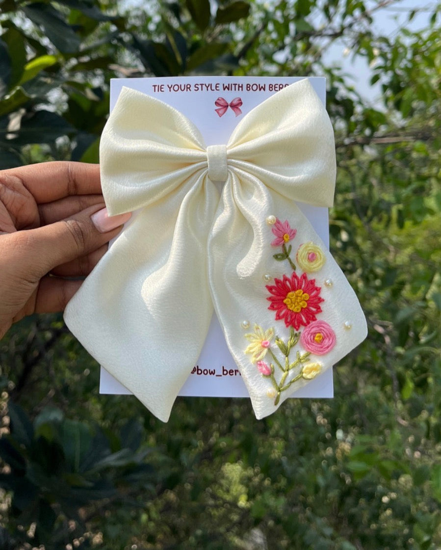 Premium Embroidery Bow