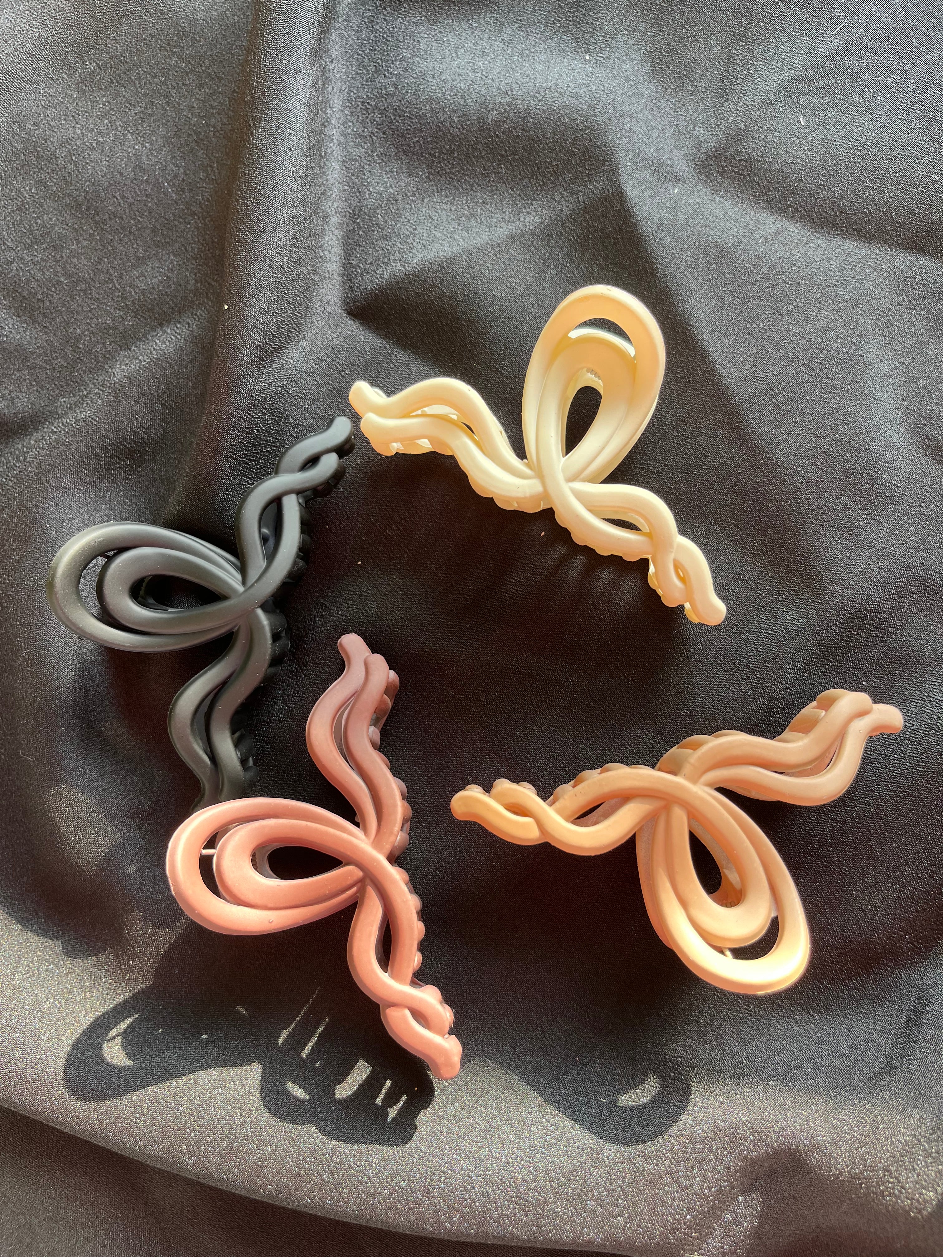 Claw clip (brown shades)