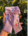 Handmade embroidery bow