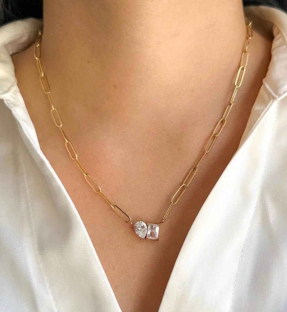 Anti - Tarnish Trendy Necklace