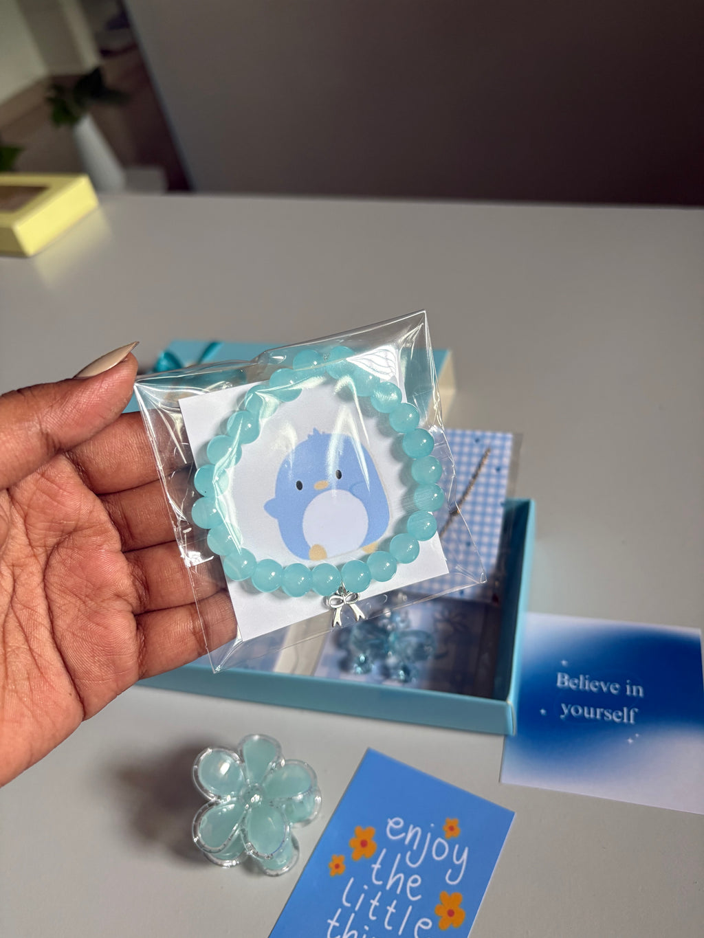 Pookie Bow Gift box (blue)
