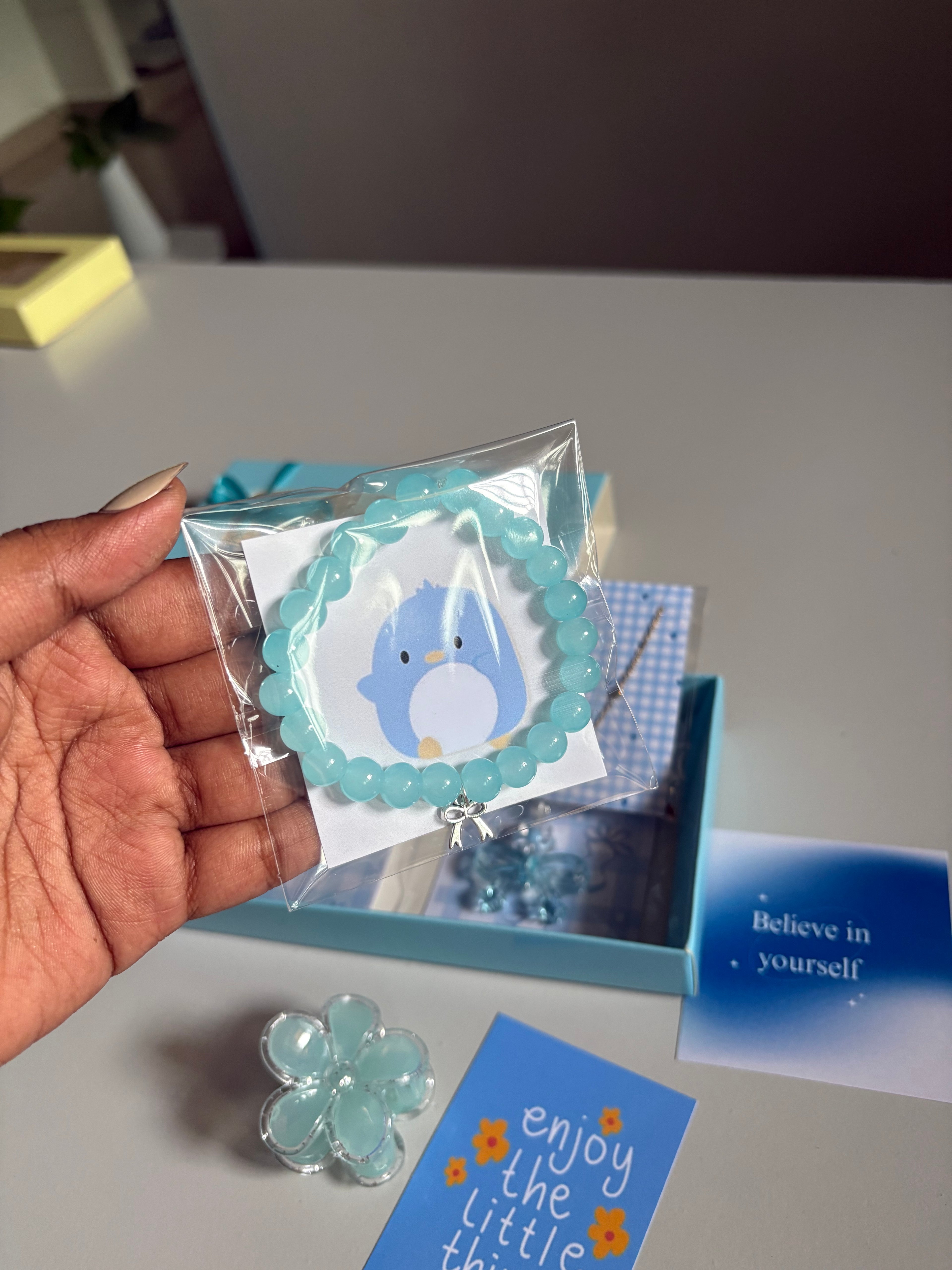 Pookie Bow Gift box (blue)