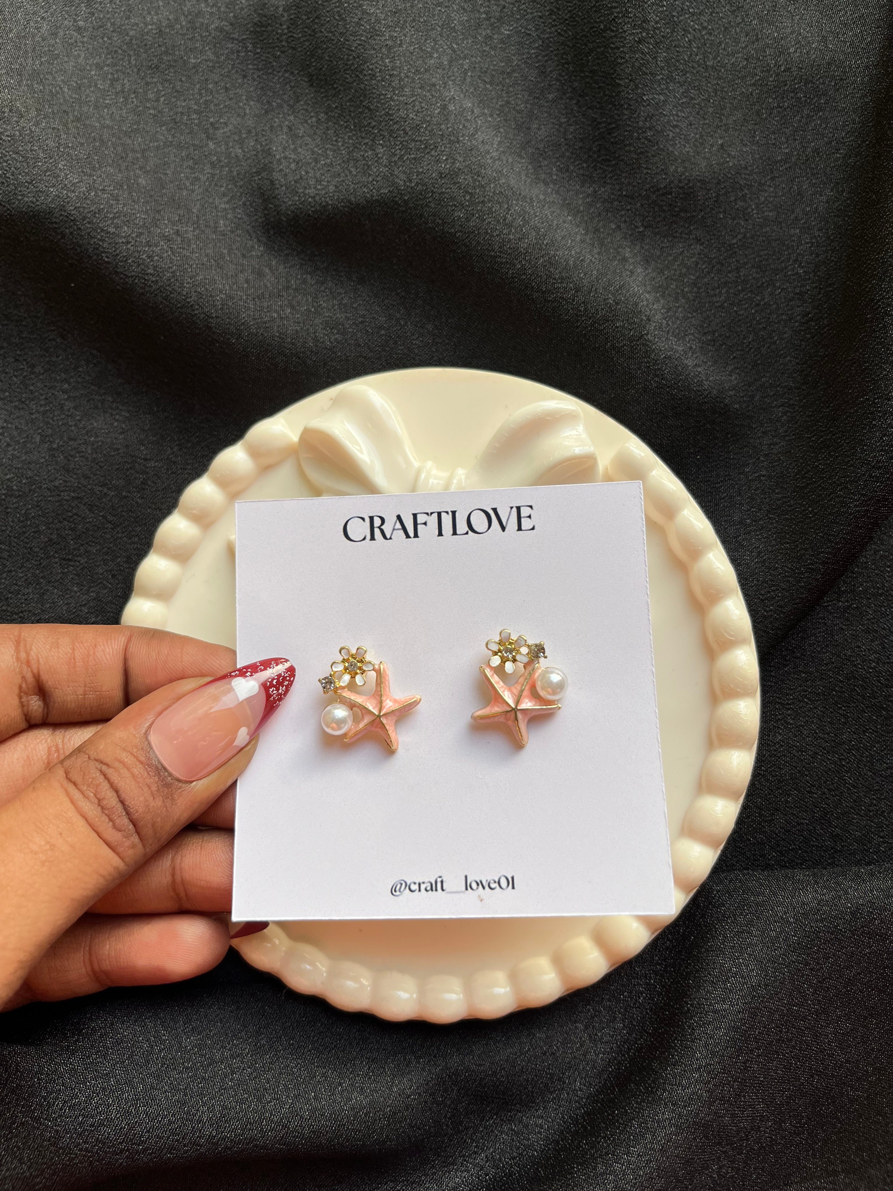 Star Fish theme Korean Earring(minimal)