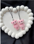 Furry Teddy Key Chain