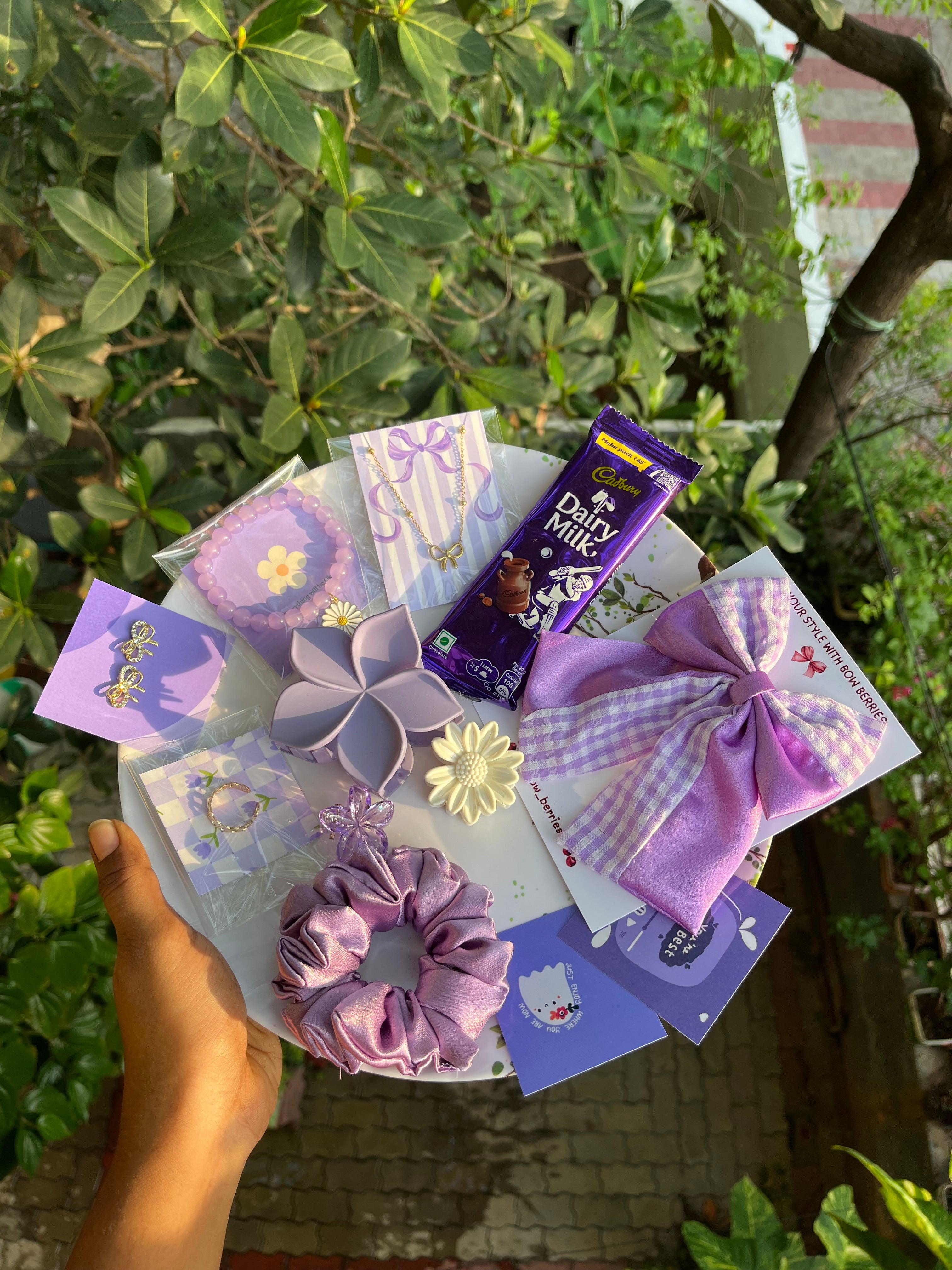 Lilac Cloud Hamper Box(gift hamper)