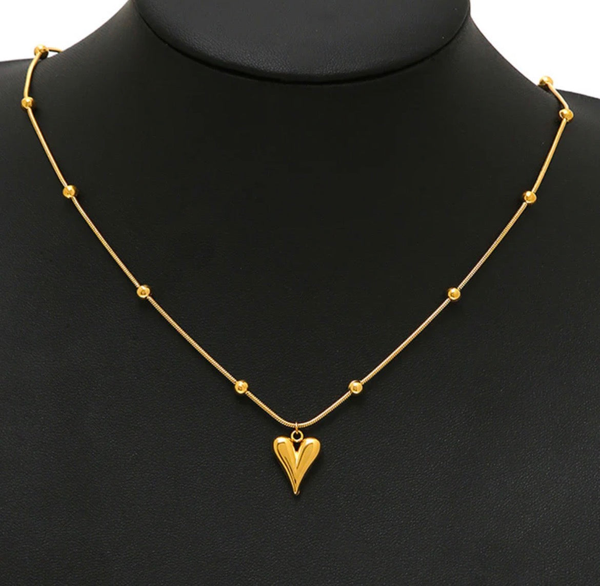 Heart Anti - Tarnish Necklace