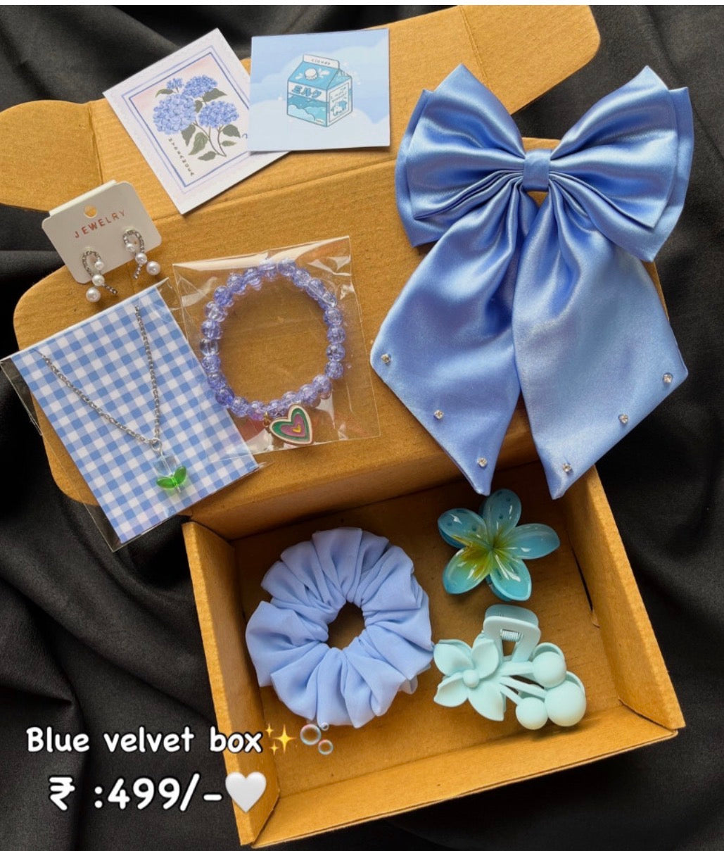 Blue Velvet Box