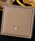 Anti - Tarnish Drop Necklace
