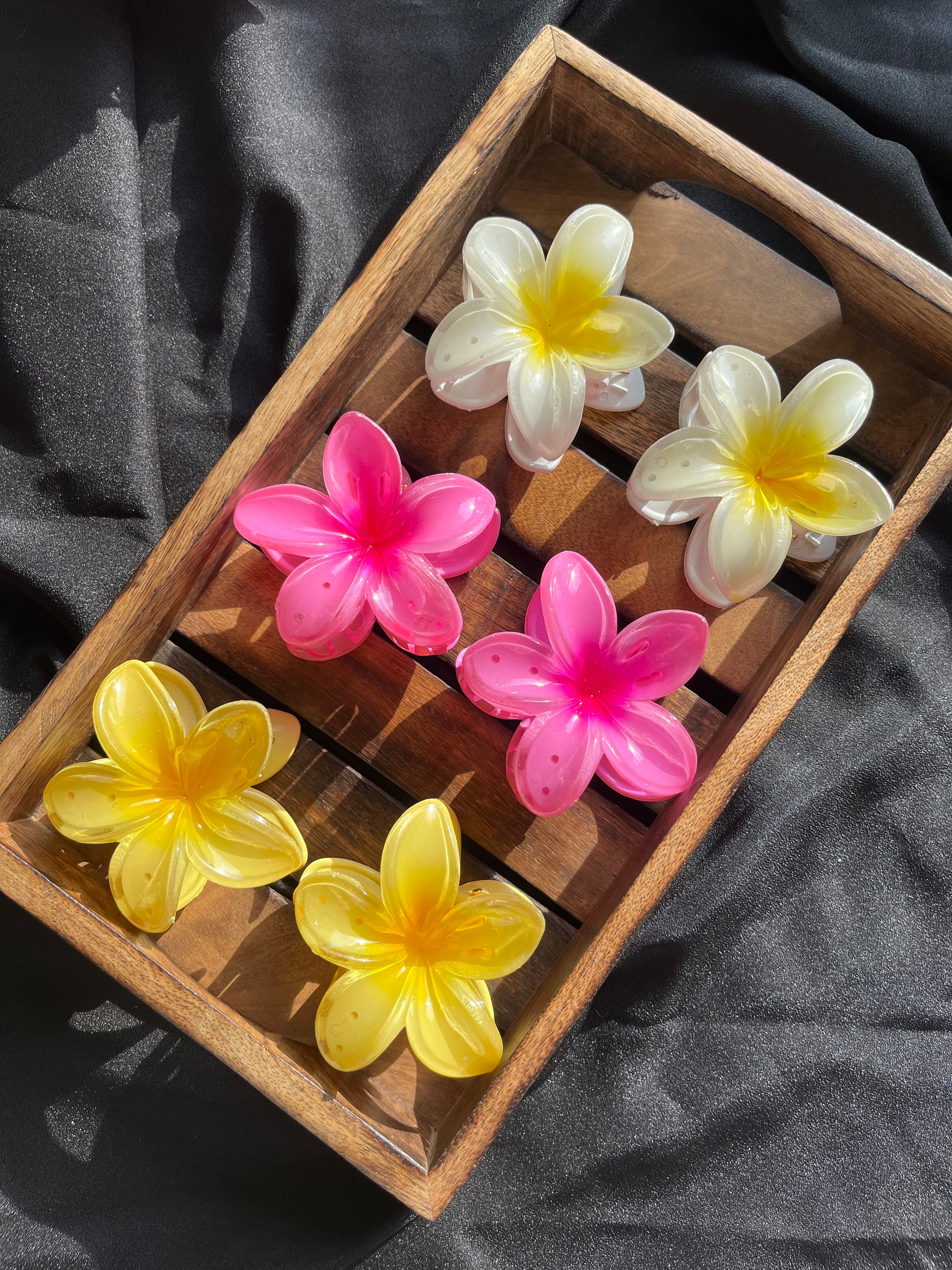 Big Pinteresty Flower Claw Clip