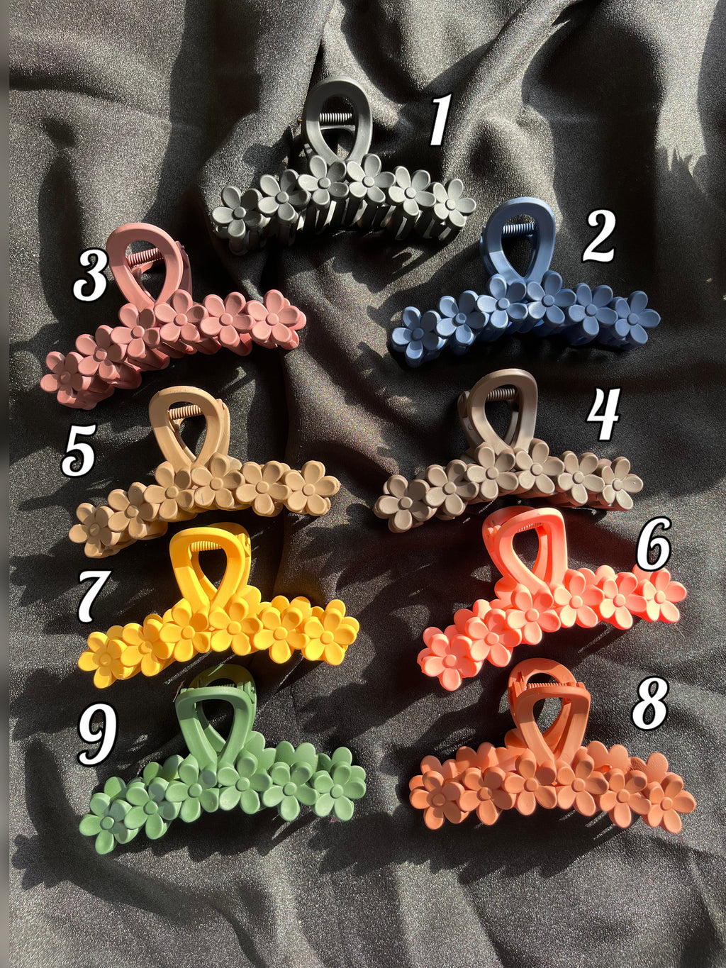 Flower Claw clip(big claw)