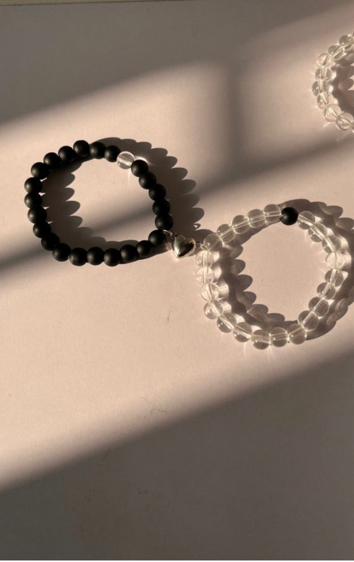 Couple Bracelet With Magnets