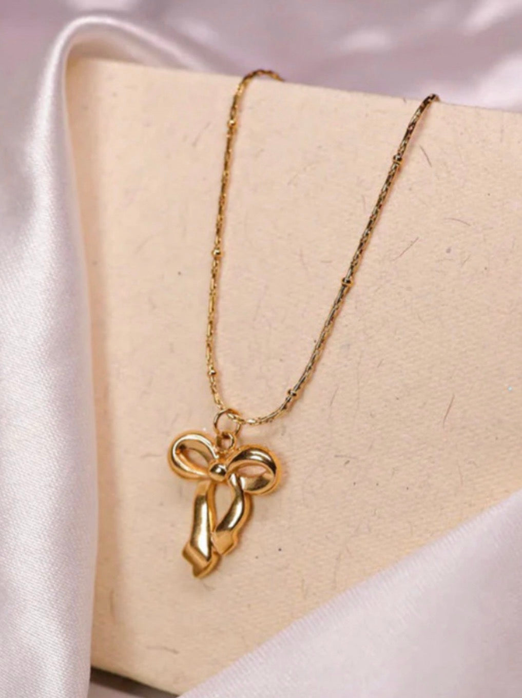 Anti - Tarnish Bestselling Bow Necklace