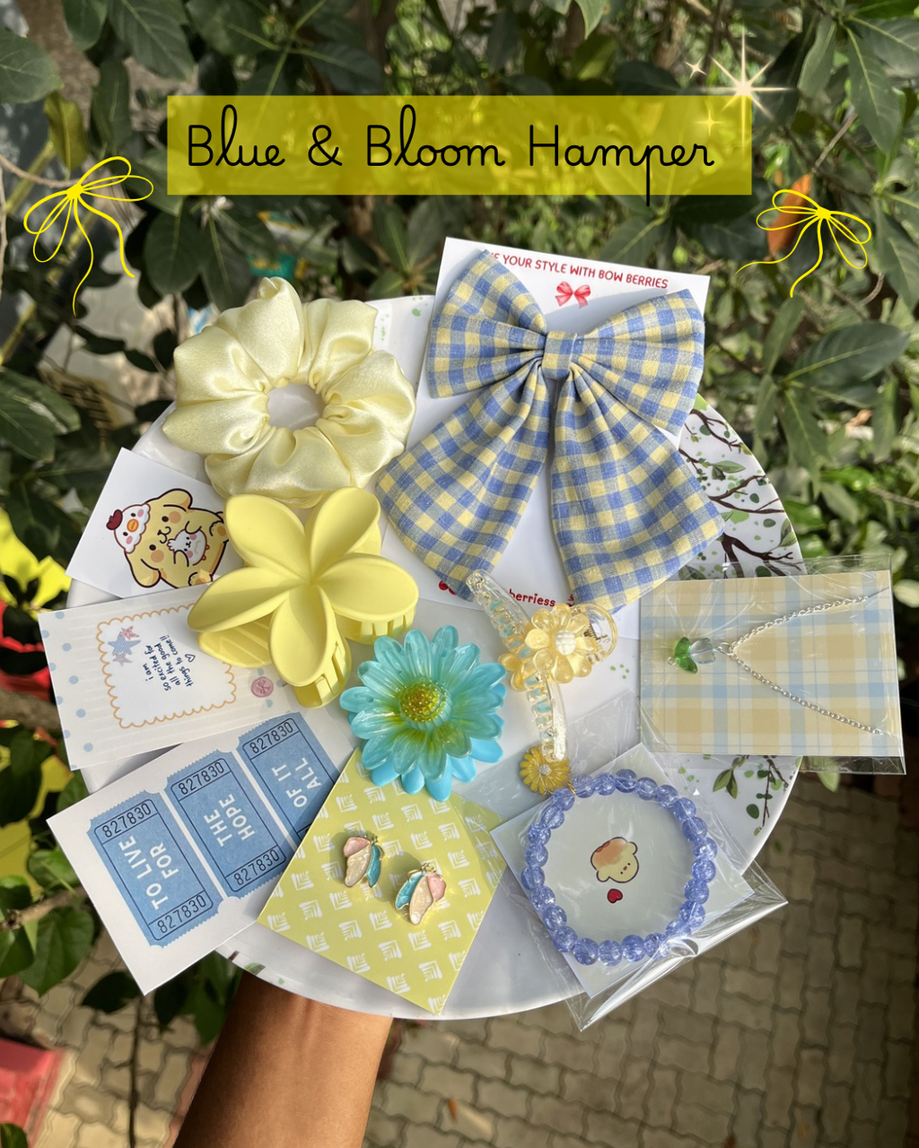 Blue And Bloom Hamper