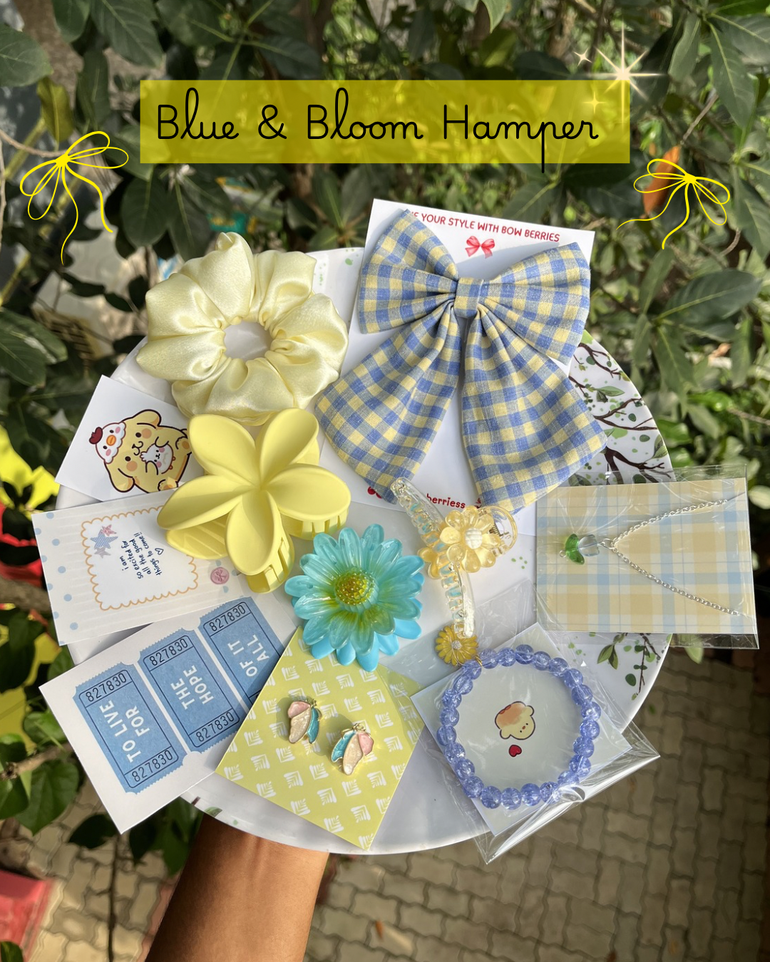 Blue And Bloom Hamper