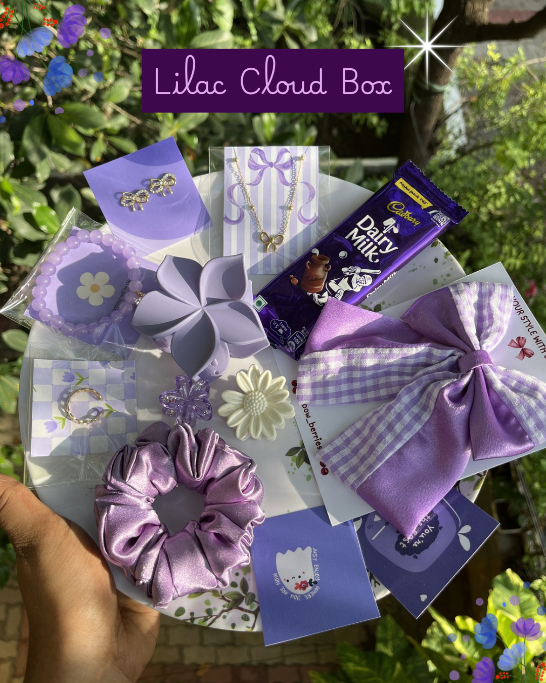 Lilac Cloud Hamper Box(gift hamper)